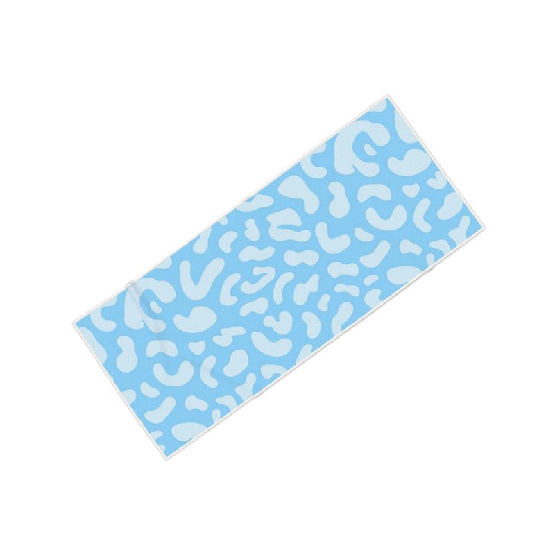 Blue Leopard Cabana Towel